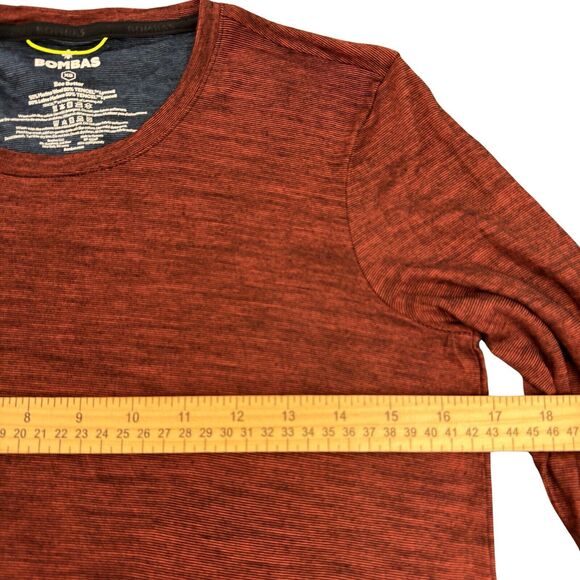 Bombas Wool Blend Long Sleeve Shirt Crew Neck XS Thumb Holes Base Layer Outdoors - Picture 10 of 11